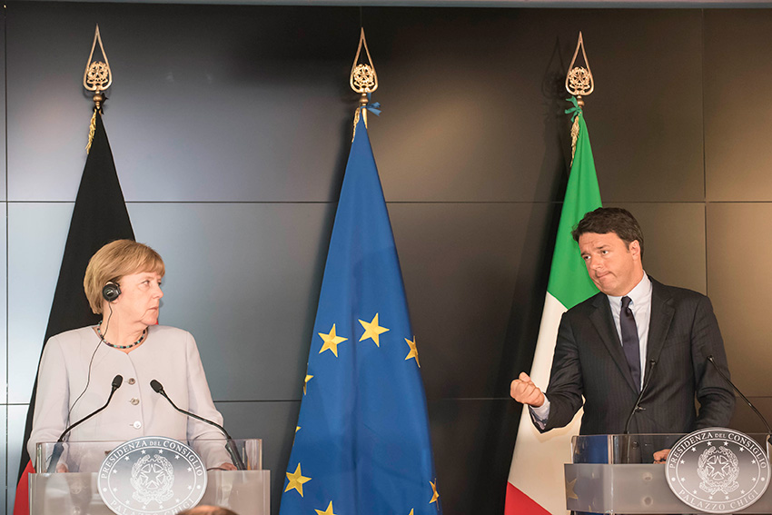 Renzi Merkel